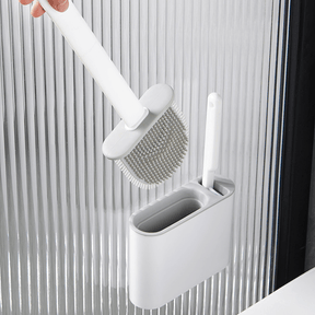 Escova de Silicone para Vaso Sanitário 2 em 1
