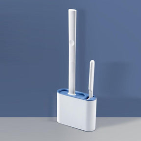 Escova de Silicone para Vaso Sanitário 2 em 1