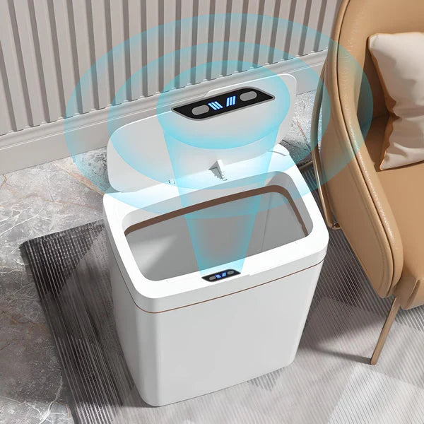 Lixeira Inteligente com Sensor Automática - Banheiro/Cozinha